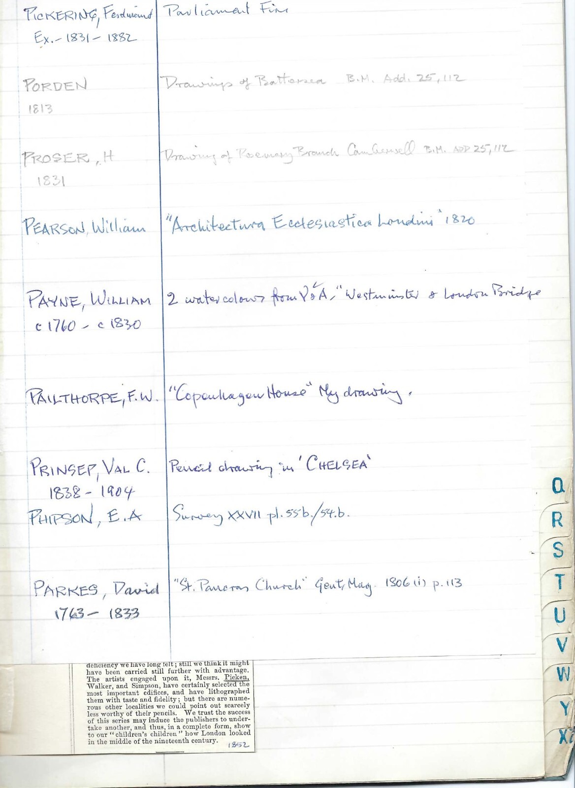 Journal Lists Hundreds Of Inventory Items At London Museum