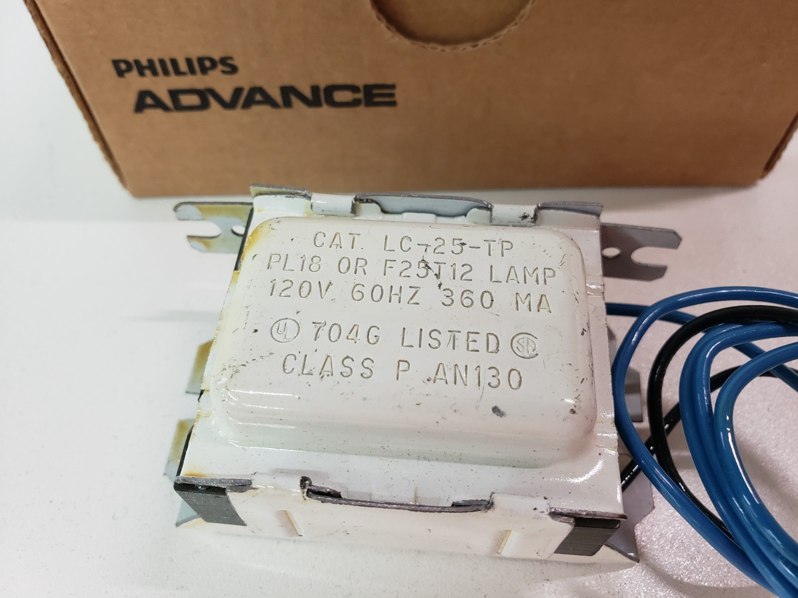 UNUSED – Philips Advance LC25TP Ballast LC-25-TP 120v