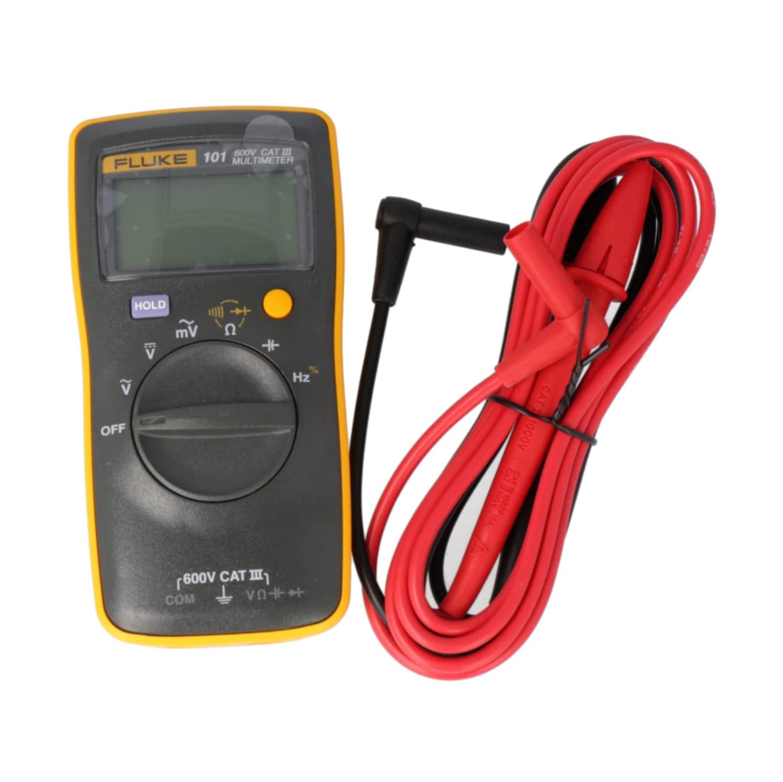 FLUKE 101 Basic Digital Multi-meter Portable Meter ACDC Volt Tester – New