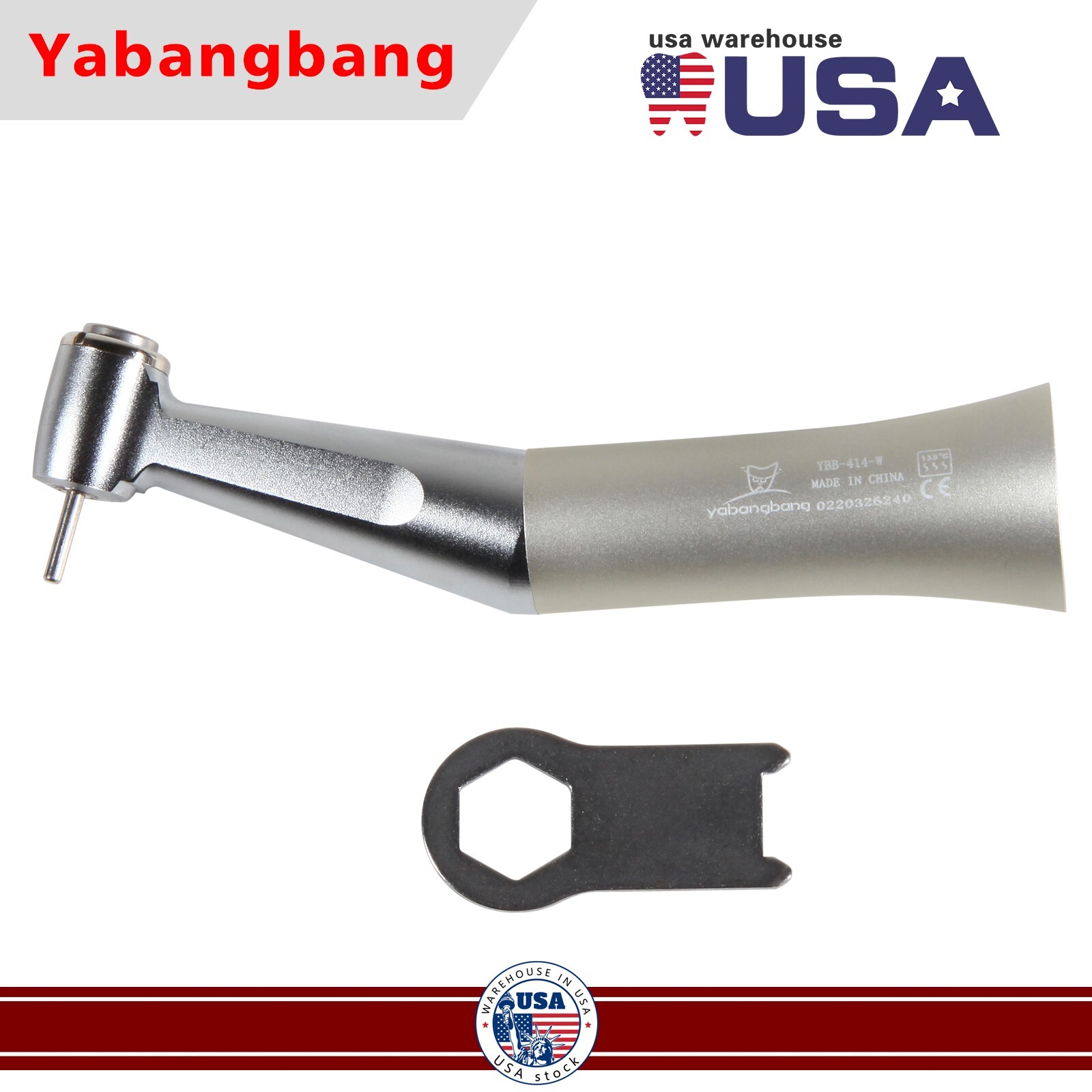 Low Speed Contra Angle Handpiece Push Fit FG 1.6mm Burs E-type Dental