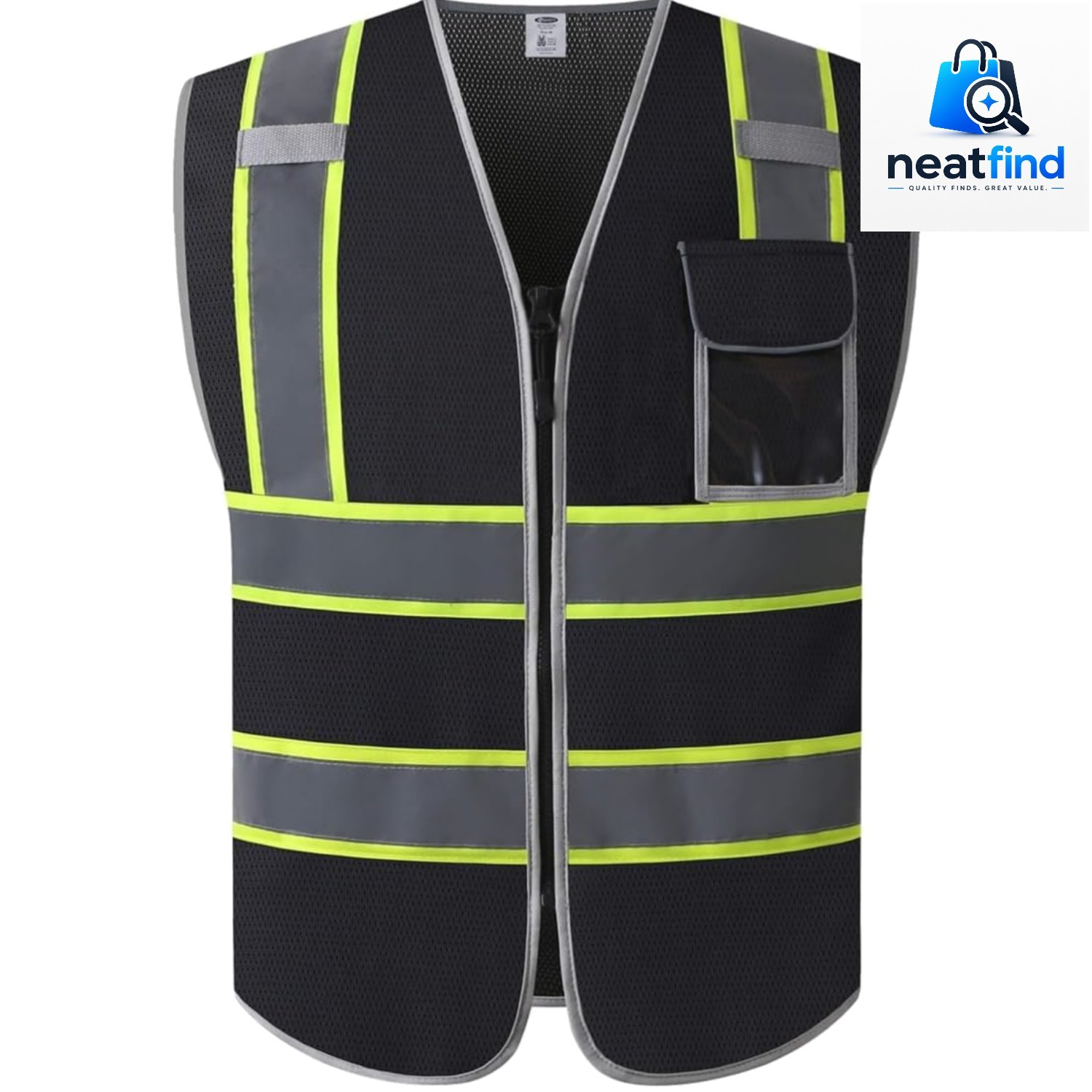 Hi-Vis Multiple Pockets Lite MESH Lining Meets ANSI/ISEA Standards