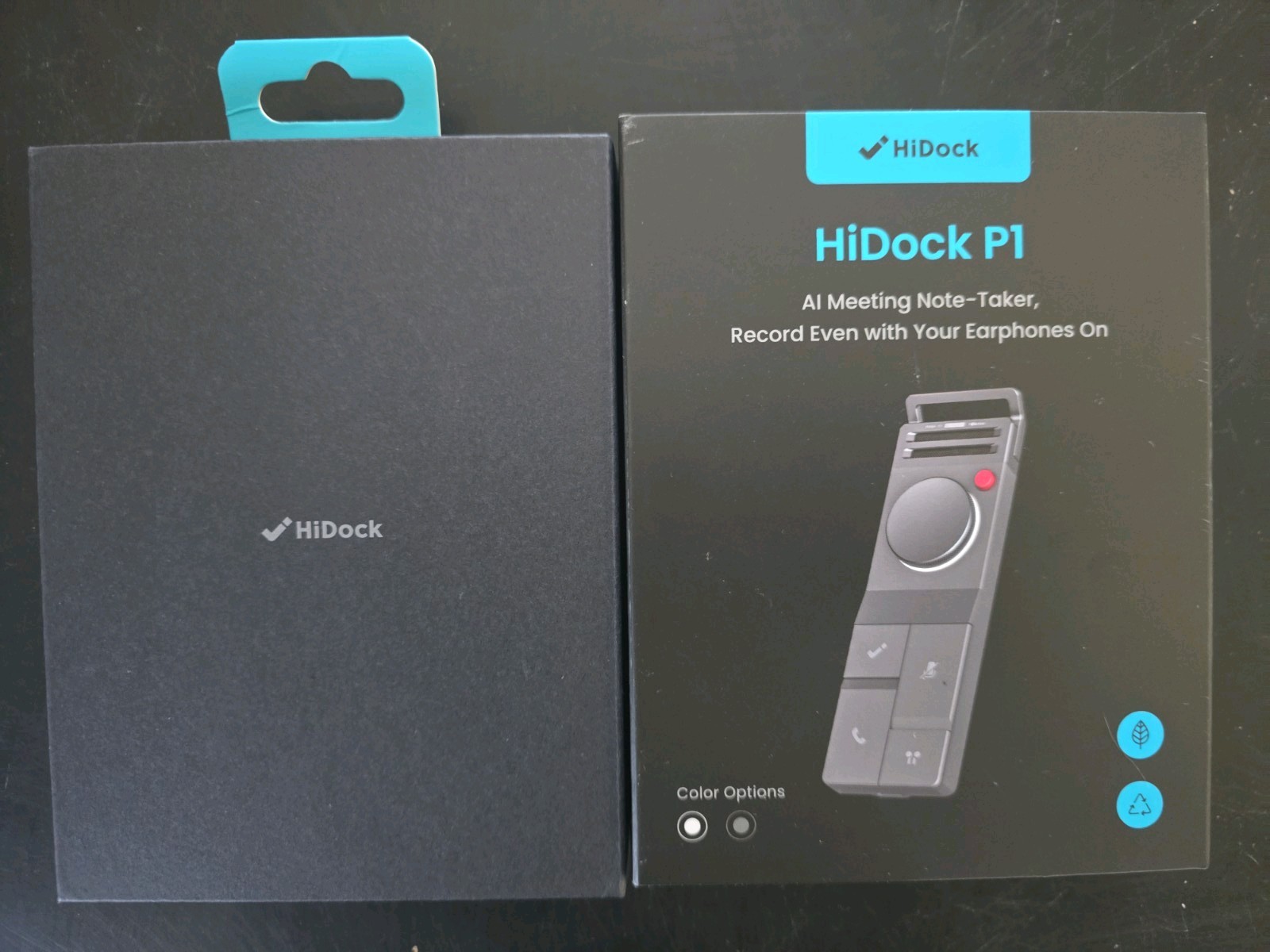 HiDock P1 AI Meeting Note-Taker Voice Recorder, Bluetooth, Flash Memory