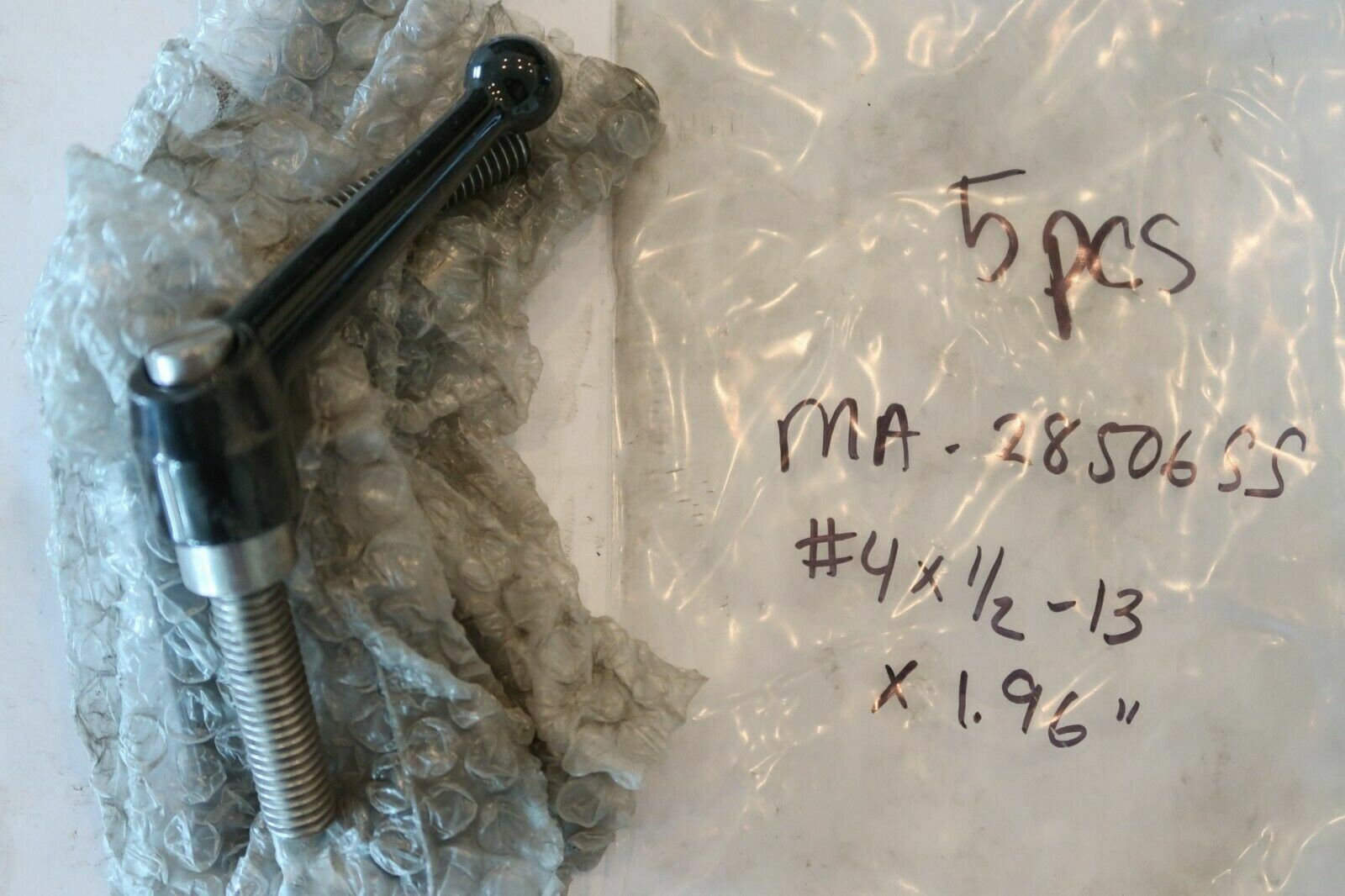 1 pcs MONROE ENGINEERING Handle MA-28506SS Threaded Stud Inch 1/2-13 x 1.96 in