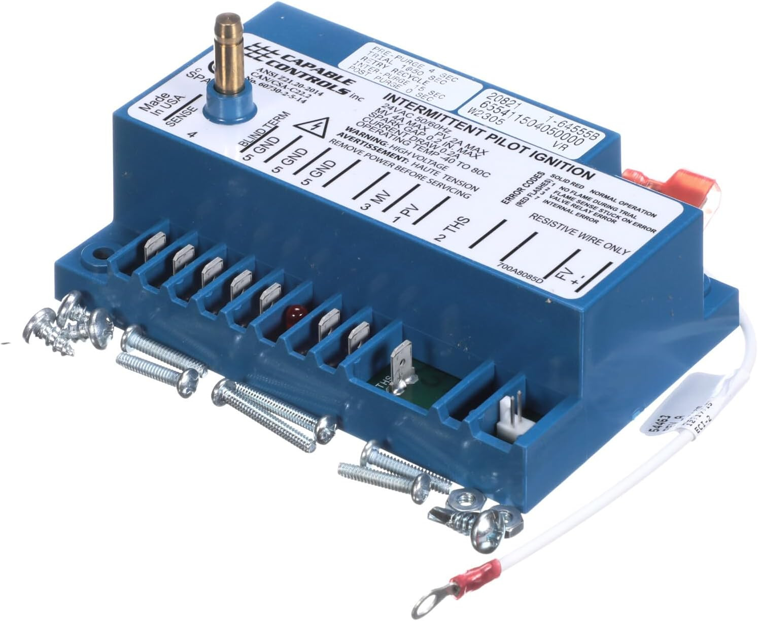 Liquid Propane Spark Box Assembly with Screws – Model 20348