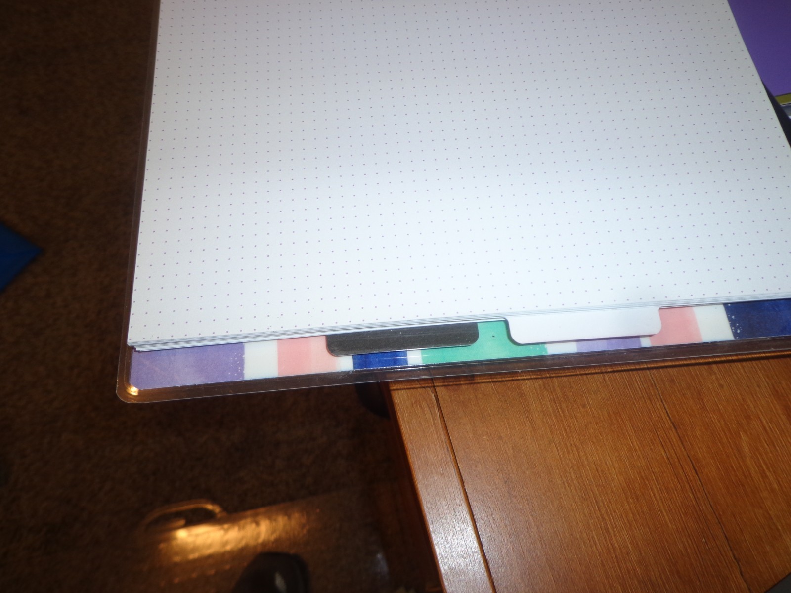 The happy planner Unicorn Collection! dot grid paper Notebook. Journal/Tabbed