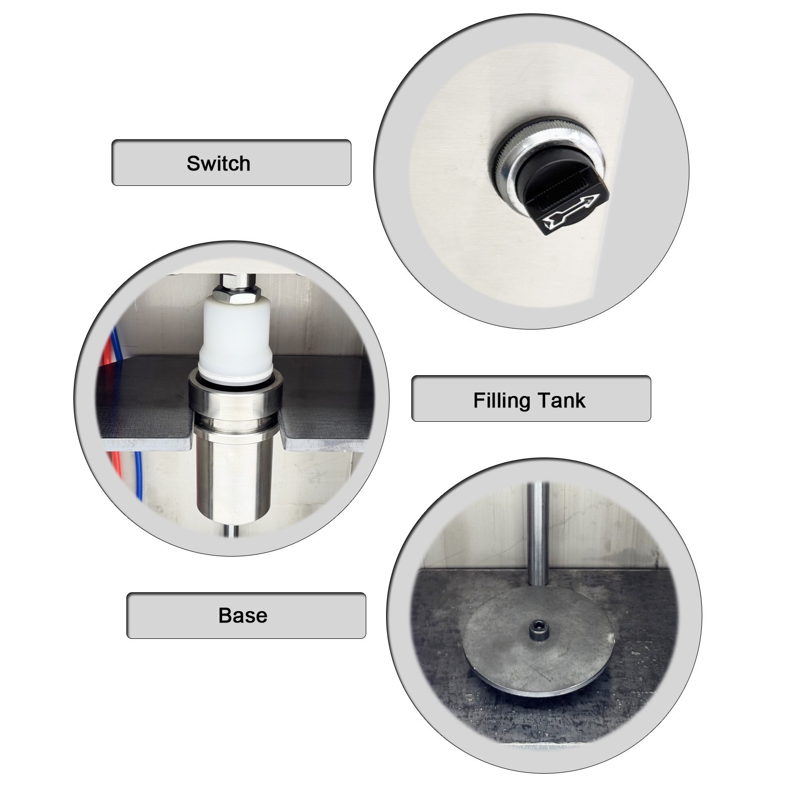 Pneumatic Spray Paint Filler (100/200ml Can, 20-30 cans/min, ±1% Accuracy)