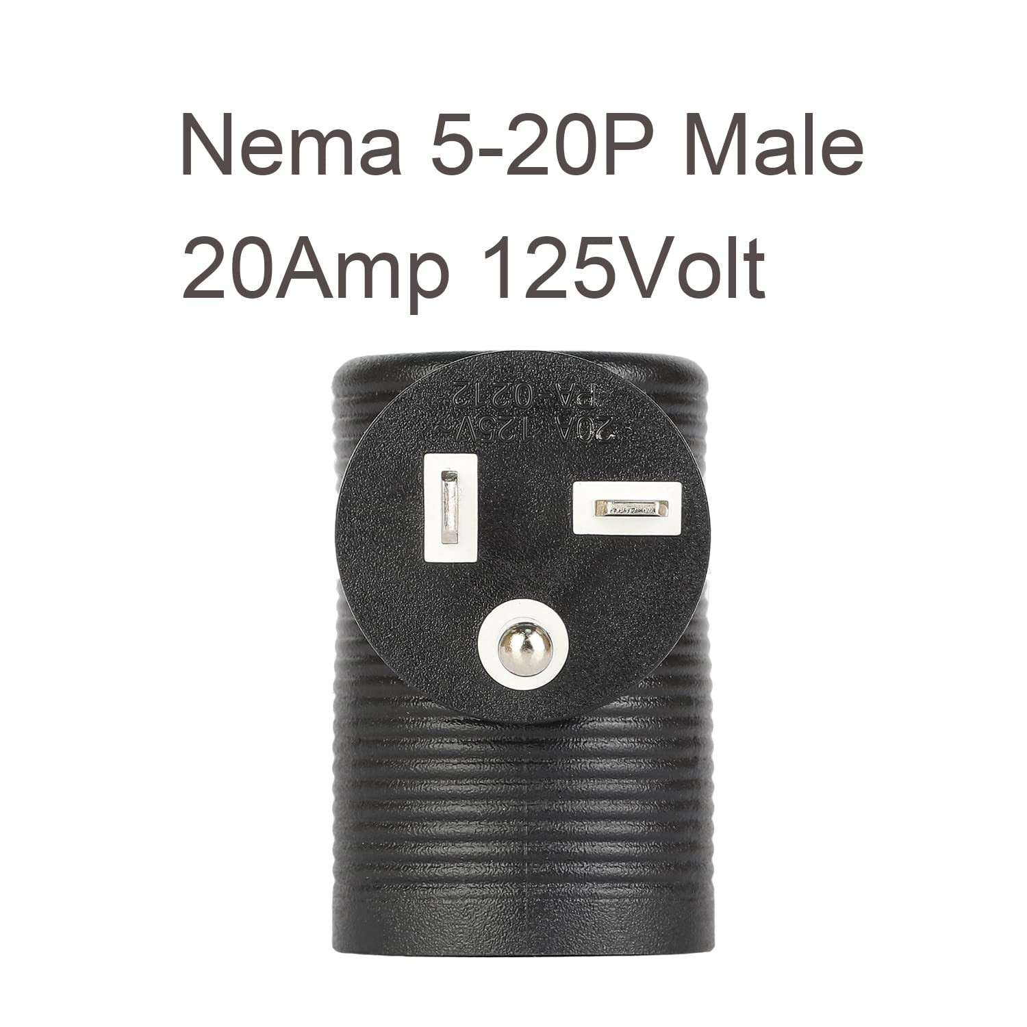 Right Angled Power Adapter, Downward Angle Power Adapter, Angle Nema 5-20P Male