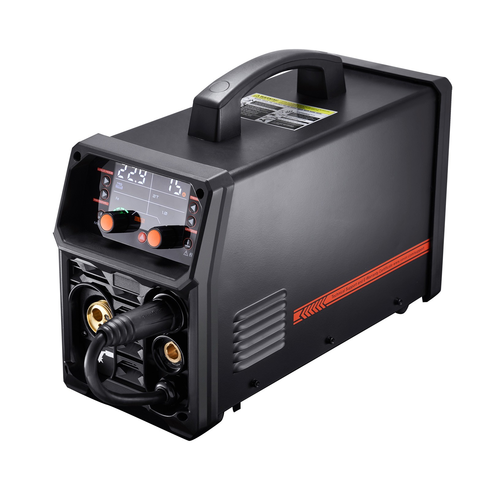 MIG Welder 200Amps Welding Machine 4-in-1 Gas MIG/Flux Core MIG/Stick/Lift TIG