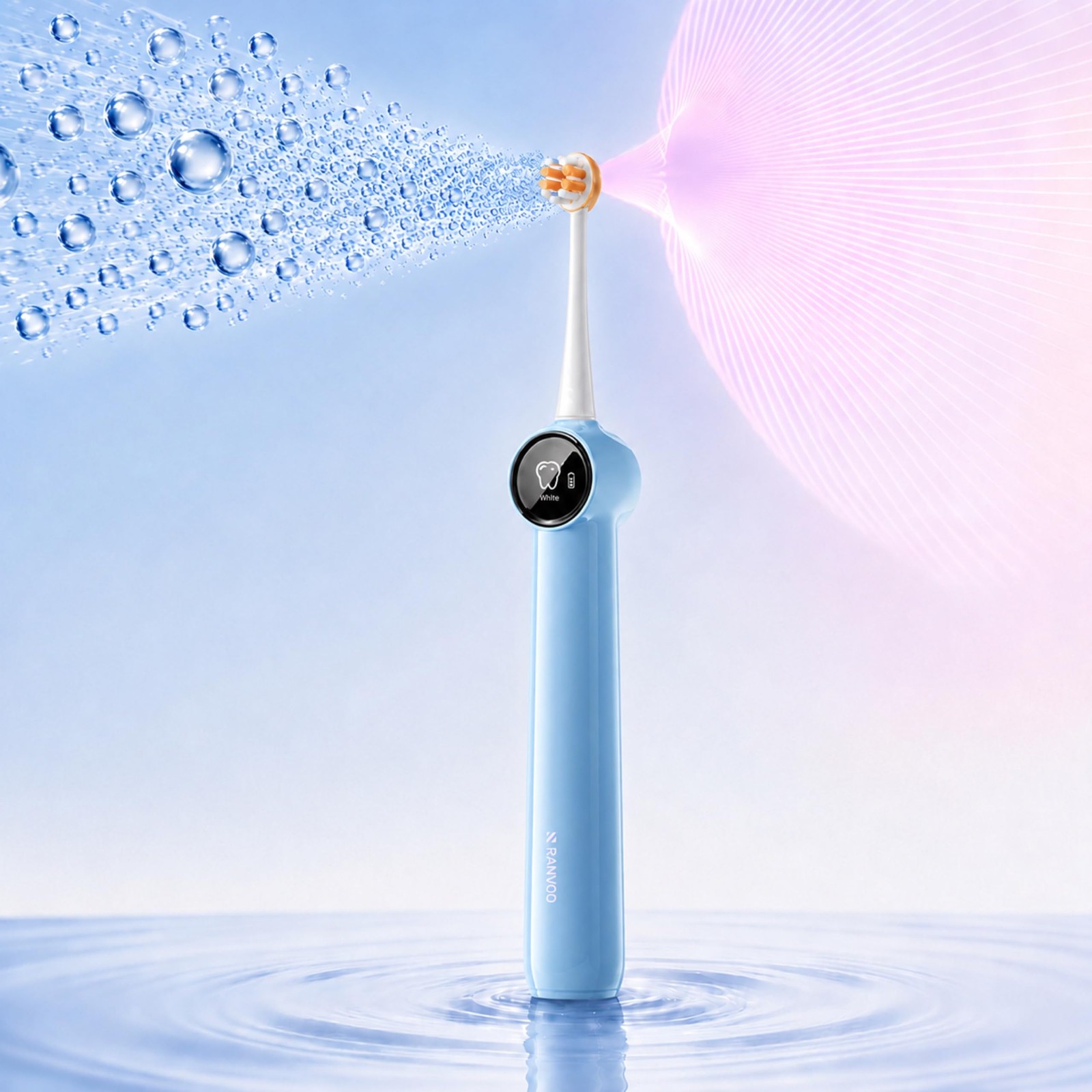 AirJet X3 Enamel [Powerful Anti-Cavity] [Max Interdental Clean] Toothbrush, O…