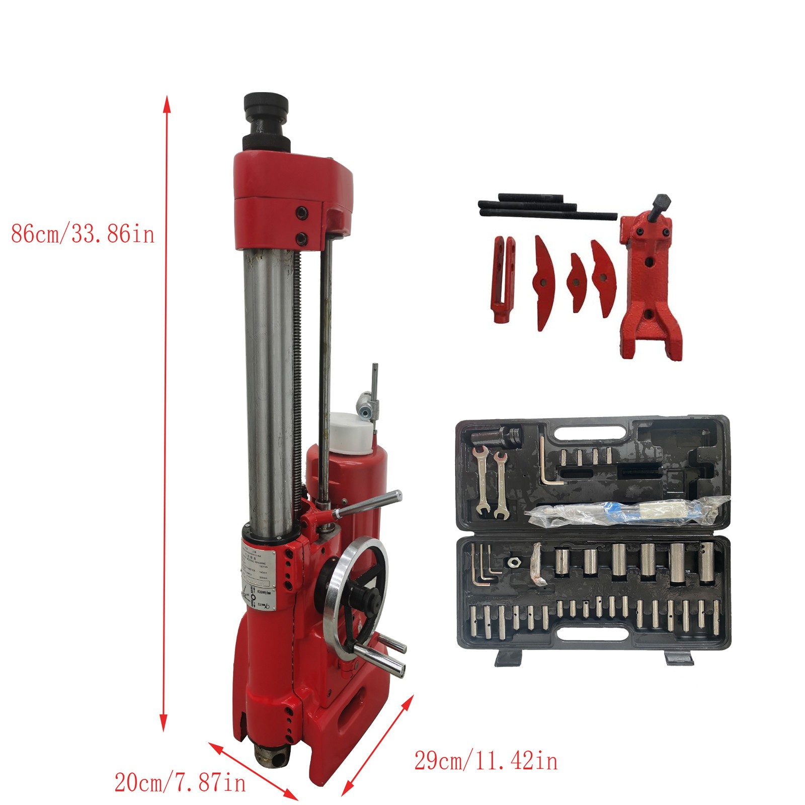 110V Cylinder Boring and Honing Repair Machine for 2.6-5.5inch Boring Range