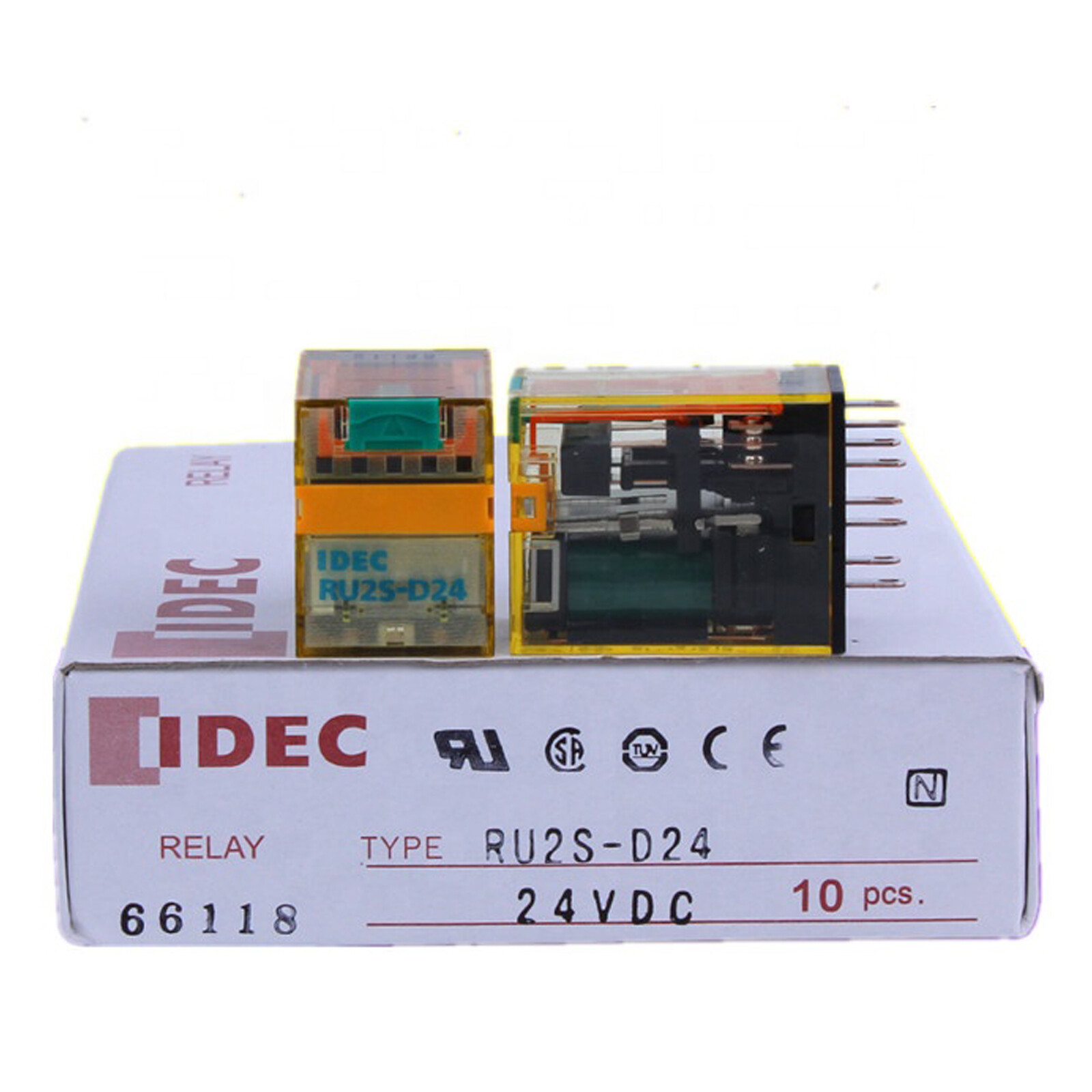 10pcs New IDEC Relay RU2S-D24 24VDC