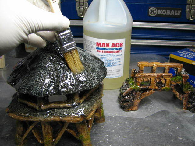 AQUARIUM SAFE EPOXY RESIN REPAIR BUILD 4 COATING & FIBERGLASSING WOOD SEALING
