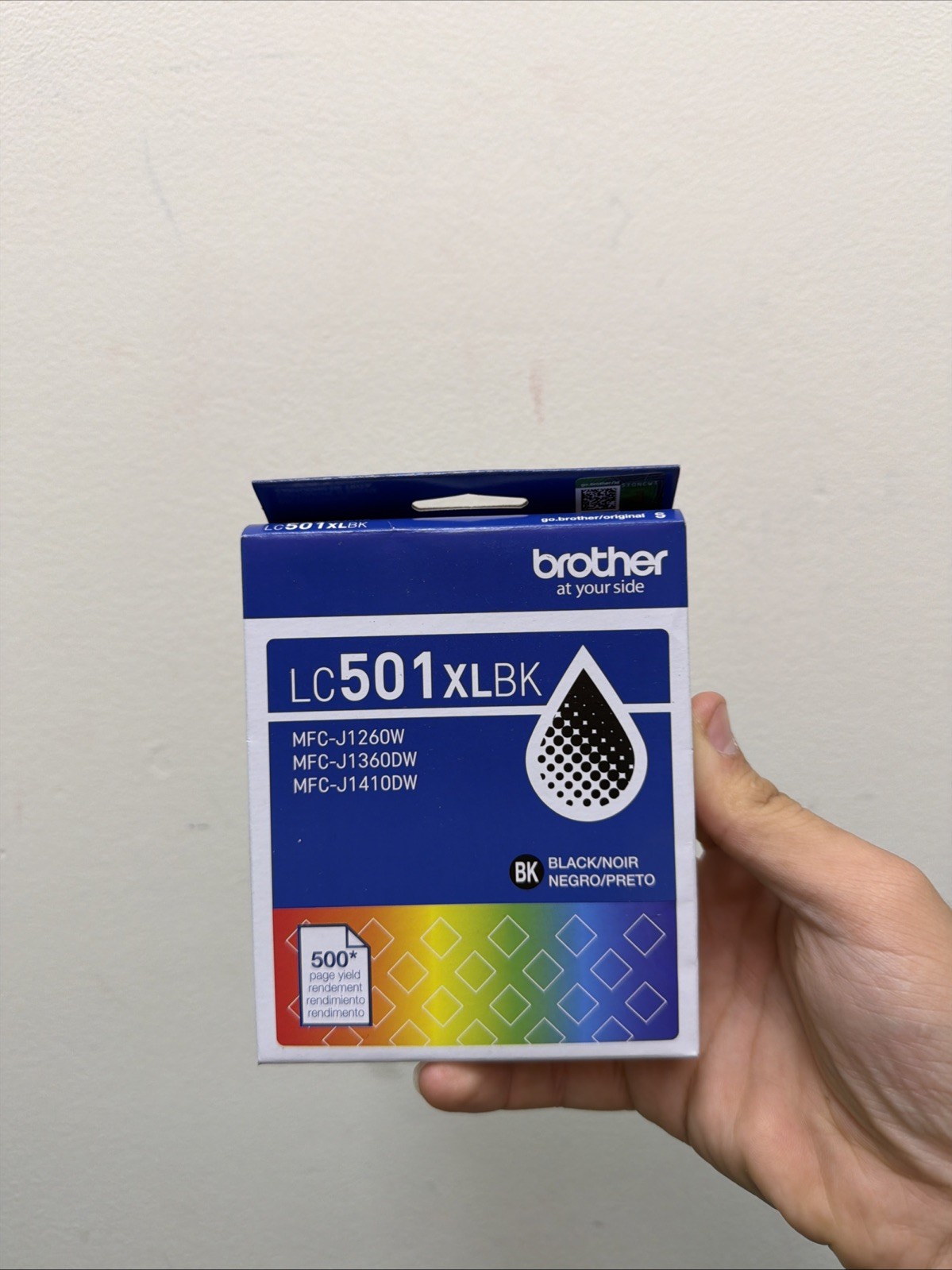 Brother LC501XLBKS 500 Page-Yield High-Yield Ink – Black New