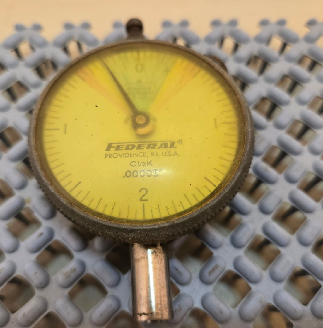 Mahr Federal C1/2K Dial Indicator Full Jeweled .00005