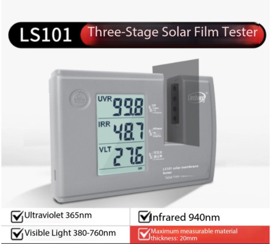 Solar Film Tester: Automotive Glass Heat-Insulating Infrared and UV Detector