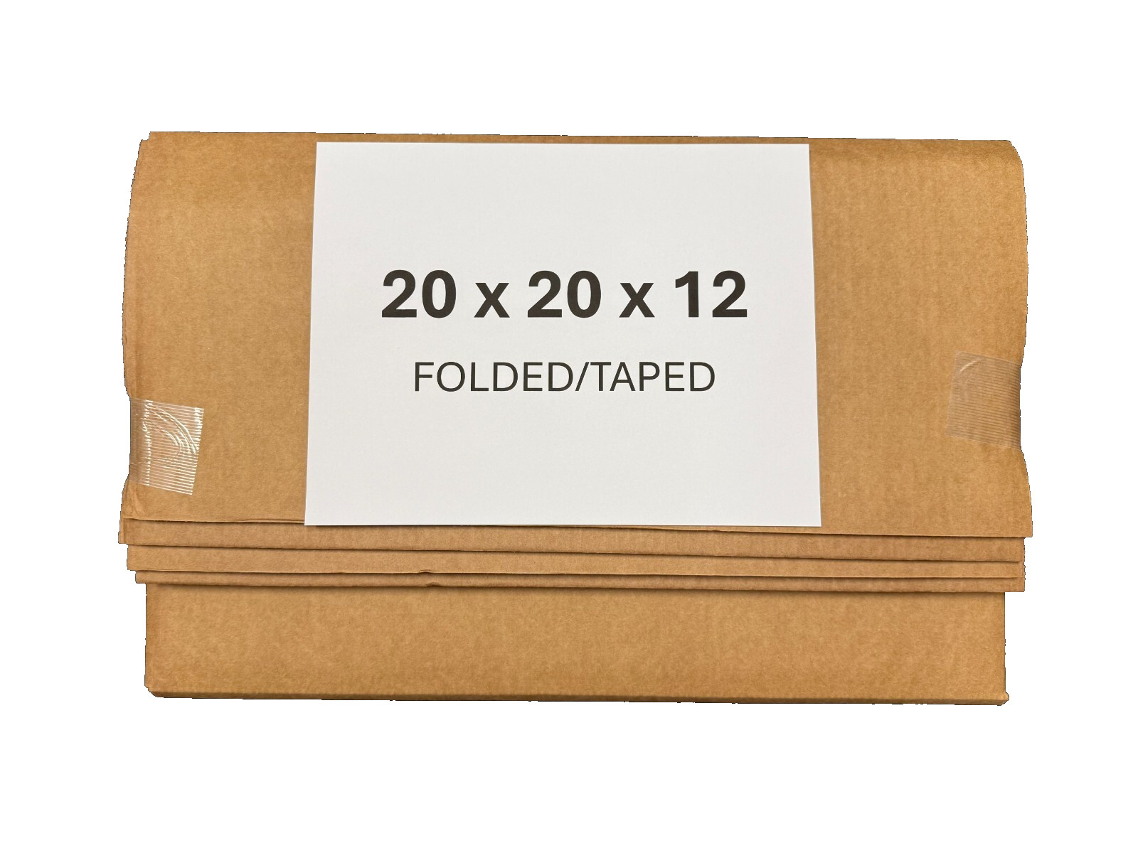 20″ x 20″ x 12″ Cardboard Corrugated Box – DOUBLE WALLED