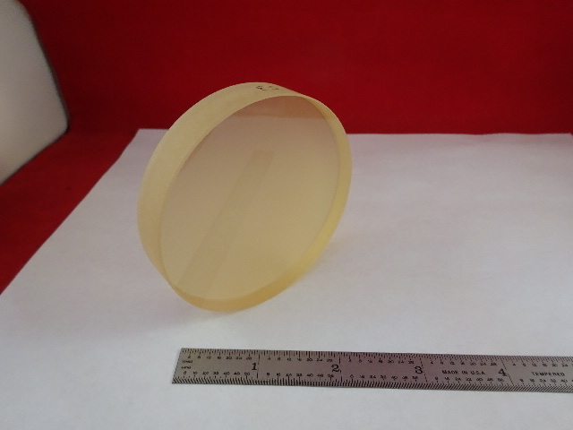 OPTICAL FLAT 3″ DIAMETER UNCOATED POLISH DULL ZERODUR LASER OPTICS AS IS #80-06
