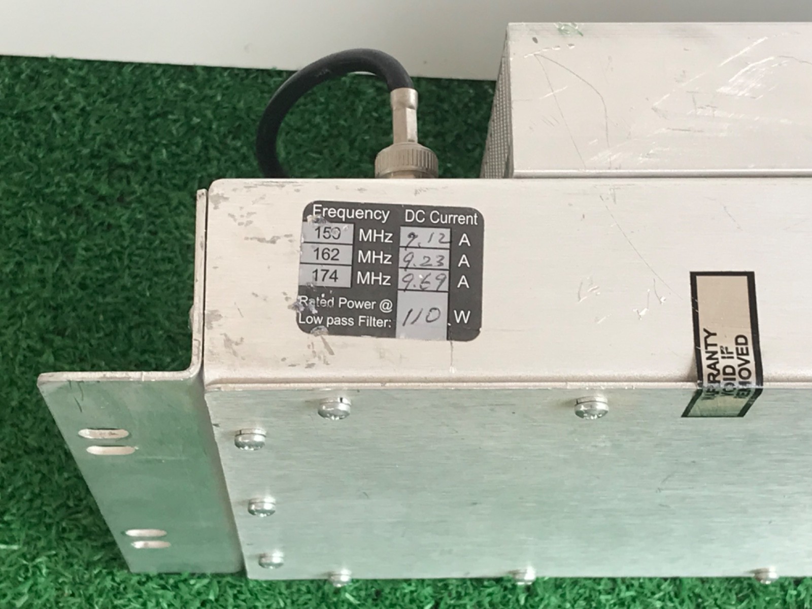 HARRIS MACOM MASTR III VHF 110W Power Amplifier, 150-174Mhz 26V
