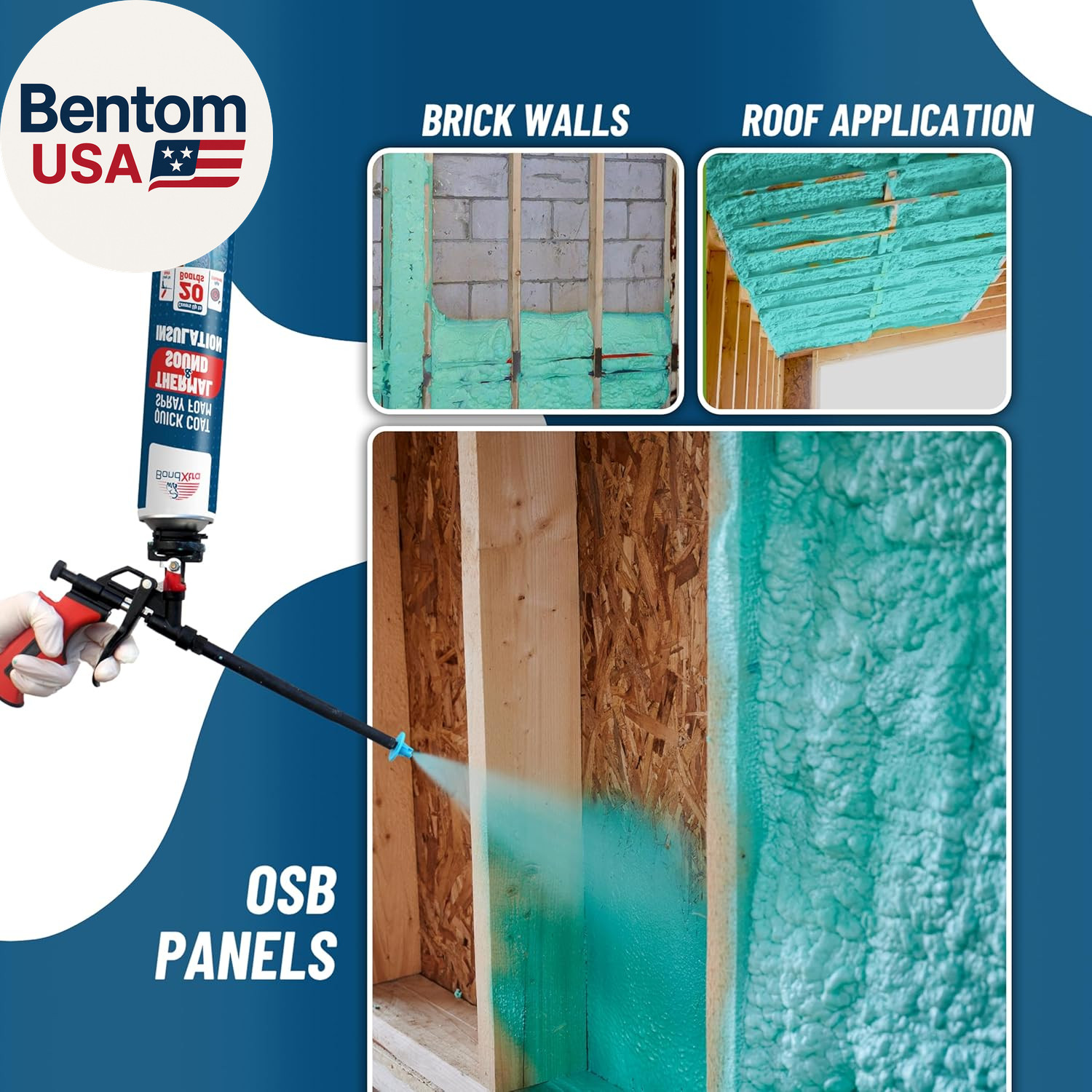 Spray Foam Insulation Kit (18 X 32.80 Oz/930 Gr – 480 Board Feet), Self-Expandin
