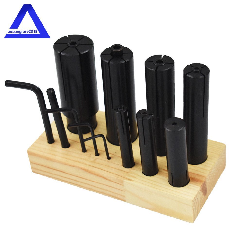 Expanding Arbors Set Mandrels 1/4″ To 1-1/4″ Lathe Milling High Precision 8 PCS