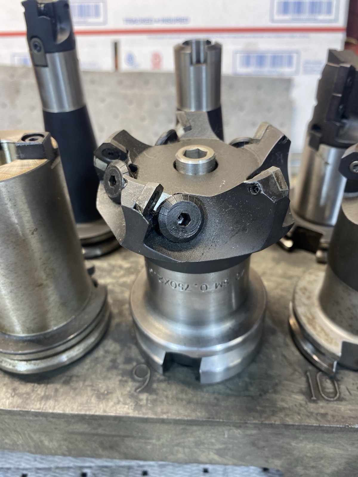 BT 40 Face Mill Holders Lot Of 10