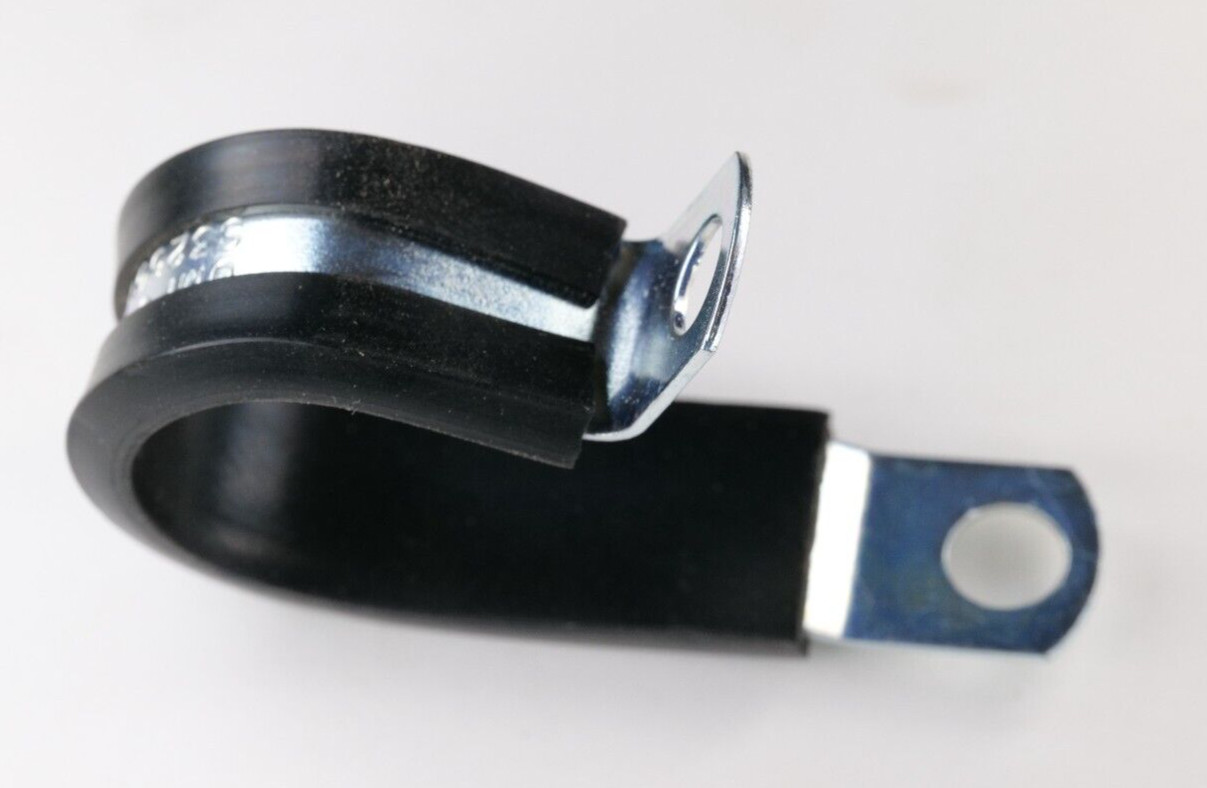 UMPCO Tube Clamps S325G14 7/8″ Plated Steel Cable Clamp, 1/2″ Wide – LOT of 100