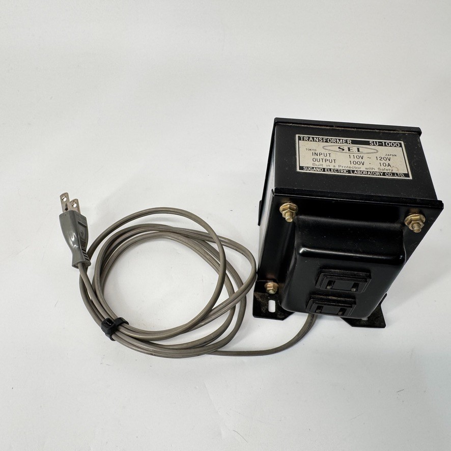 Sugano Electric Laboratory SU-1000 Step-down Transformer 110V-120V to 100V 10A