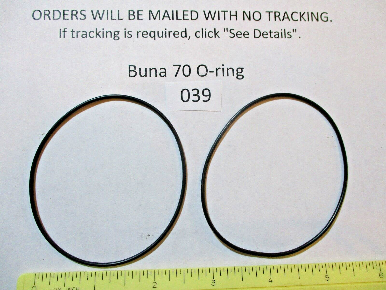 039 O-ring. 2-3/4″ ID x 2-7/8″ OD x 1/16″ thick. Buna-70. Quan 2.
