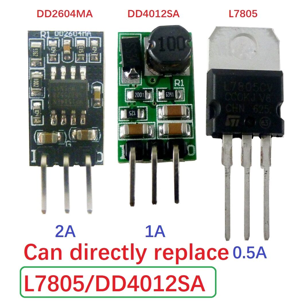 10PCS mini 10W DC-DC 6V 8.4V 12V 12.8V 20V to 3.3V 4.2V 5V Buck Converter Module