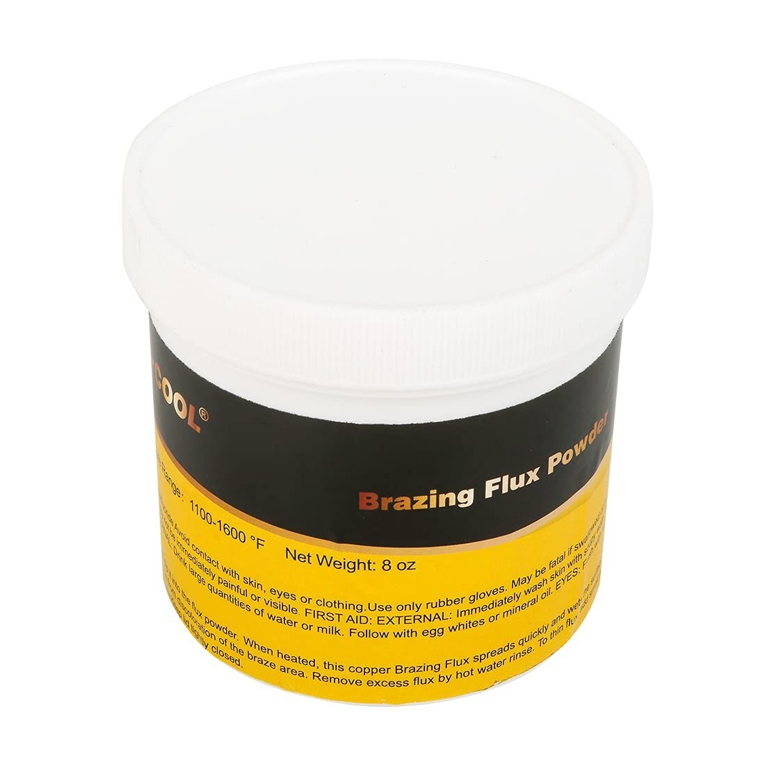FAVORCOOL JFB-102S 1/2 lb Brazing Flux powder for Silver Phos Copper Welding Rod