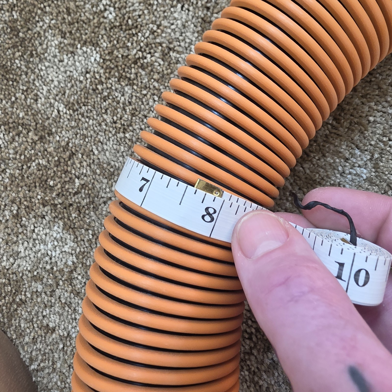 Rigid 7 ft. Locking Pro Hose with Large 2-1/2 in. diameter