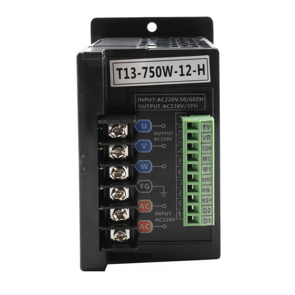Single To 3 Phase 750W 1HP 110/220V Variable Frequency Drive Inverter VFD VSD
