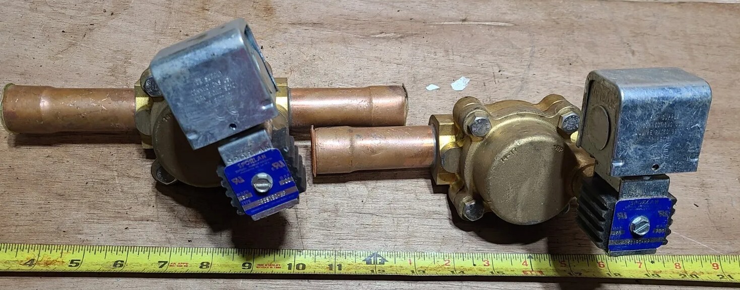 Sporlan E35S190-HP Solenoid Valve With 120 Vac Coil. 1-1/8” ODF,