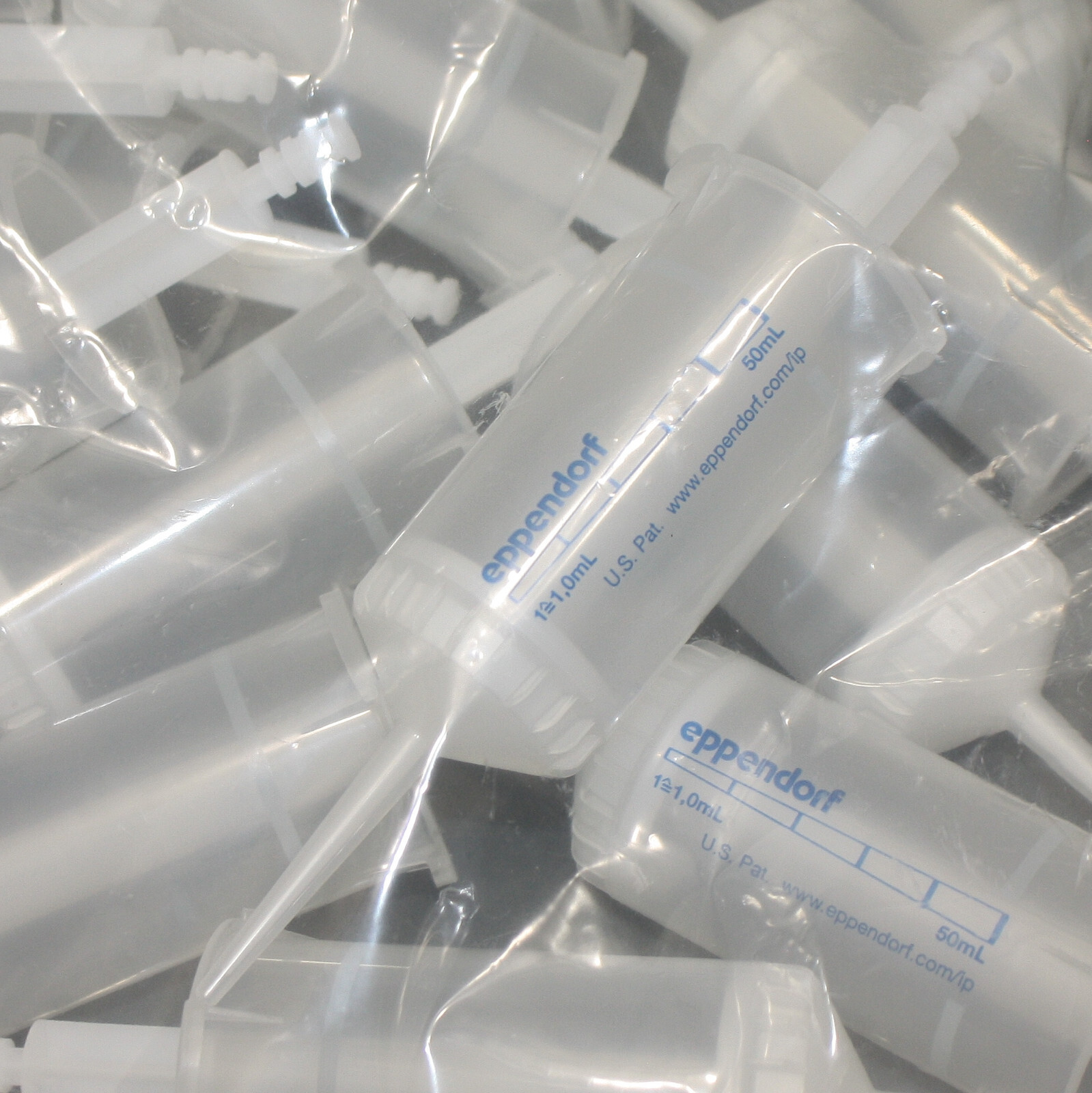 (50) Eppendorf Combitips Advanced Pipette Filter Tips 0030089480, 50 mL, 09/2028