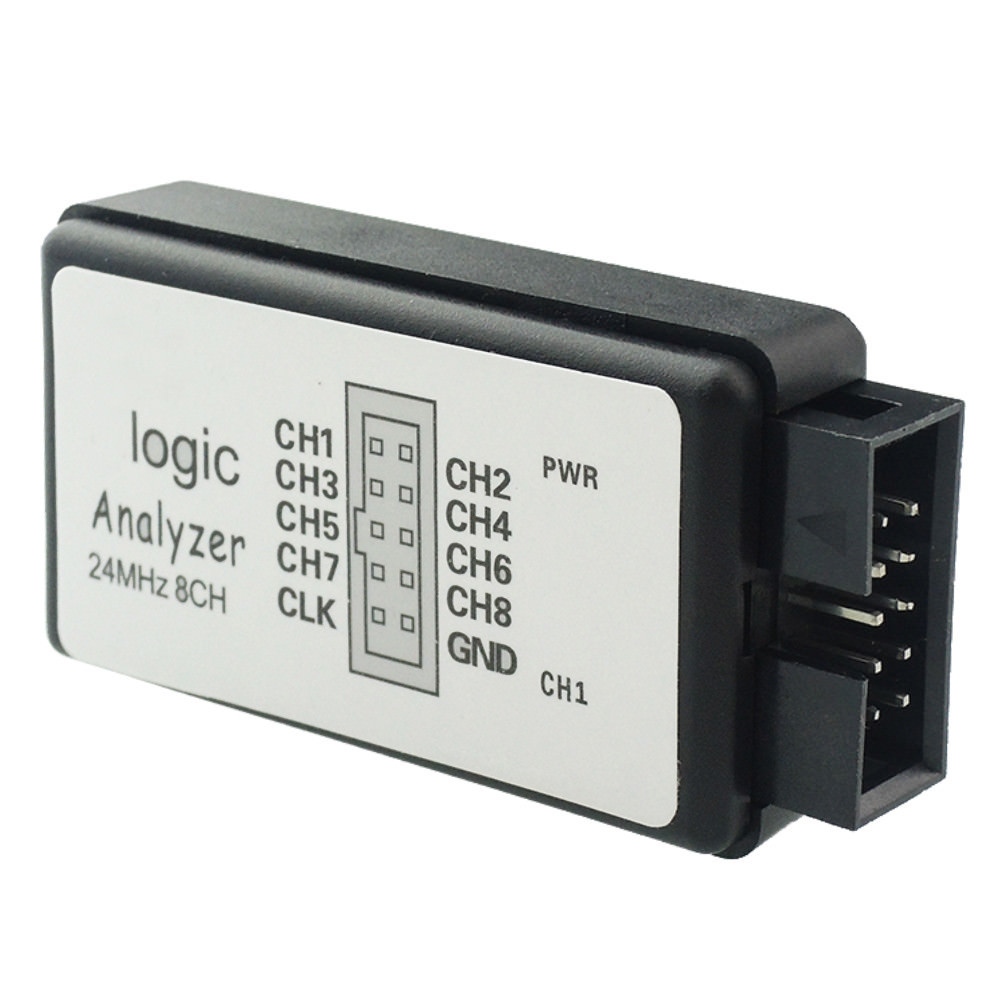 USB Logic Analyzer 24MHZ 8 Channel 12C UART SPI IIC CAN 1Wire Debug For ARM FPGA