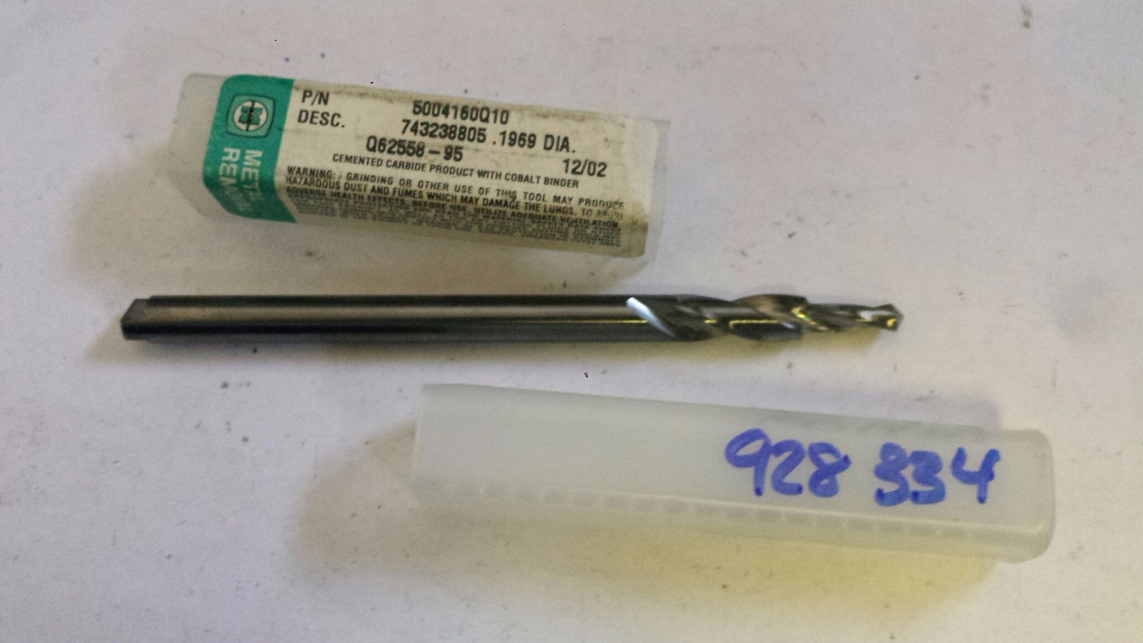.1969″ x .2865″ Diameter Carbide Step Drill USA (928-334)