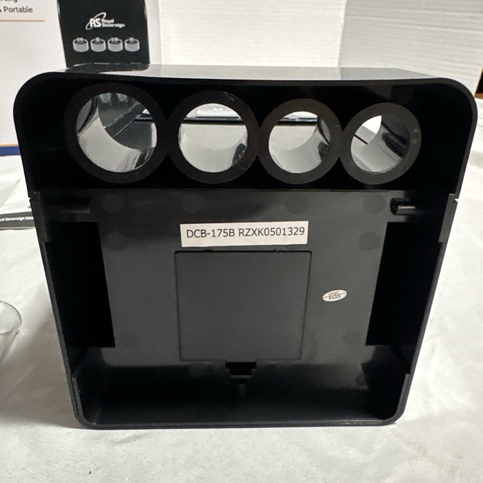 Royal Sovereign Coin Sorter DCB-175B Counter Change Machine Battery Operated