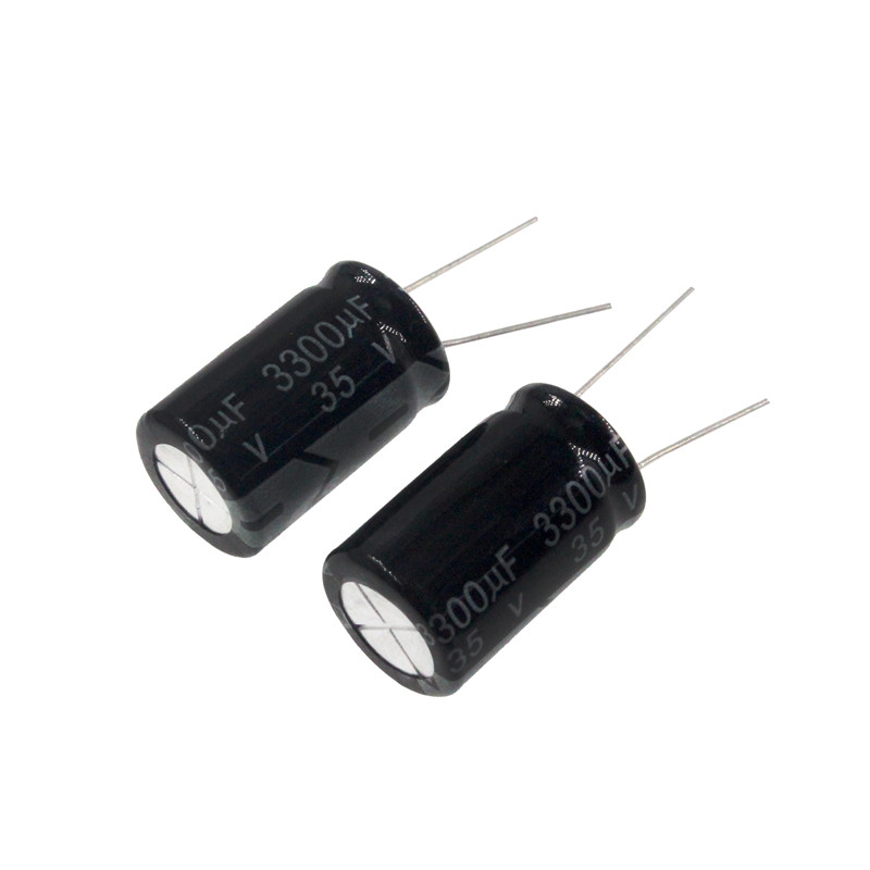 5pcs 35v 3300uf 35volt 3300mfd 105c aluminum electrolytic capacitor 16×25mm