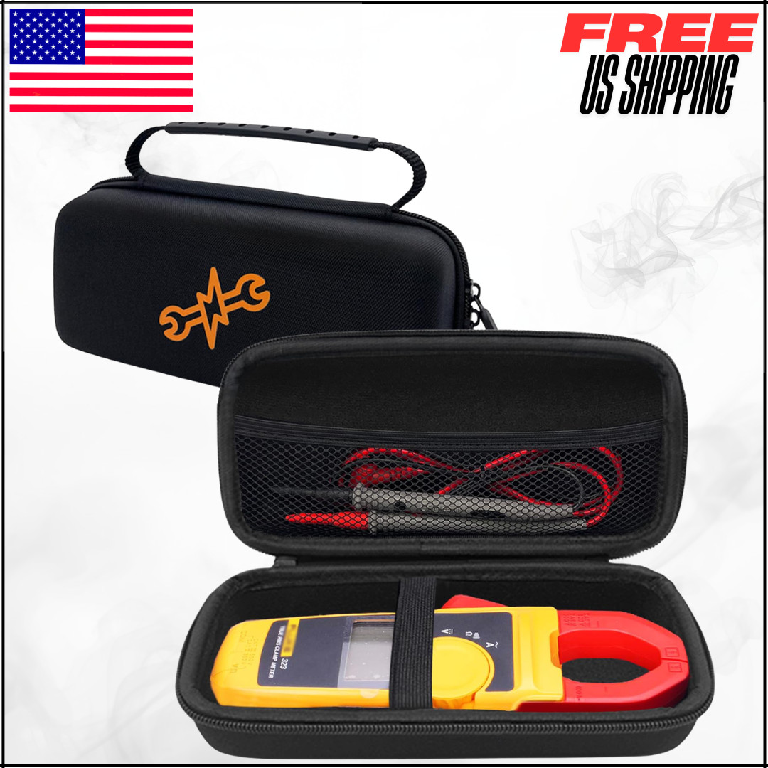 Hard Case for Fluke 323 324 325 303 305 Clamp Multimeter True RMS EVA Tool Box