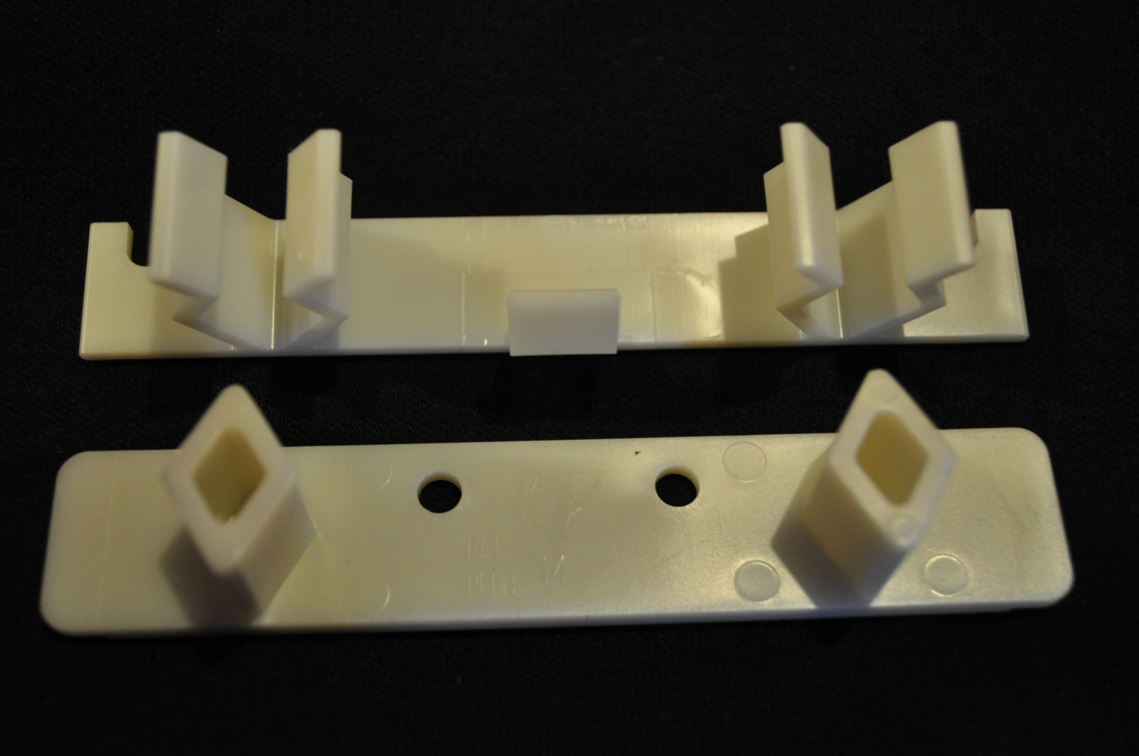 Tenn-Tex False Front Cabinet & Drawer Repair / Replace Clips 2 Pairs W/Screws