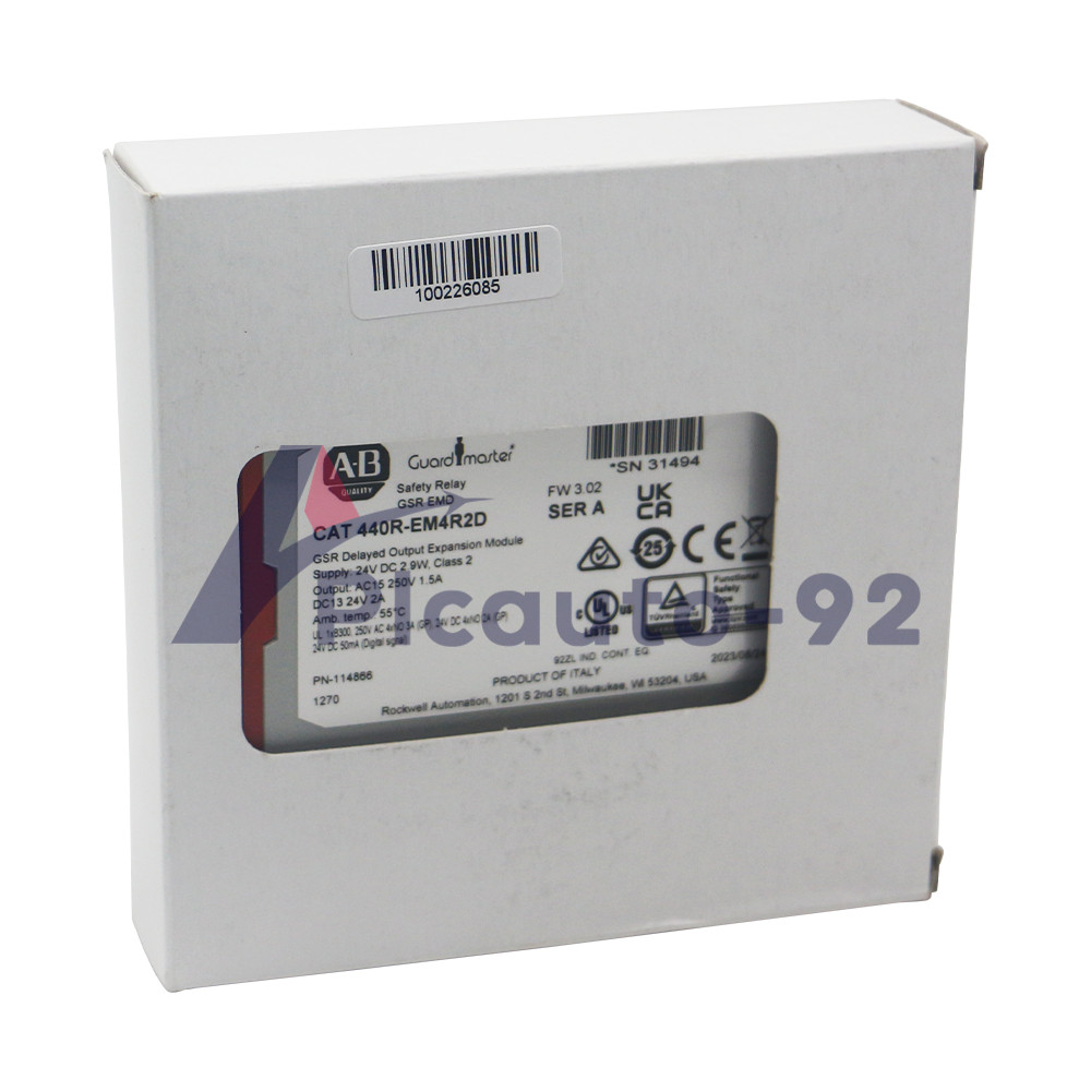 New Allen Bradley 440R-EM4R2D Guardmaster Expansion Module Delayed Outputs