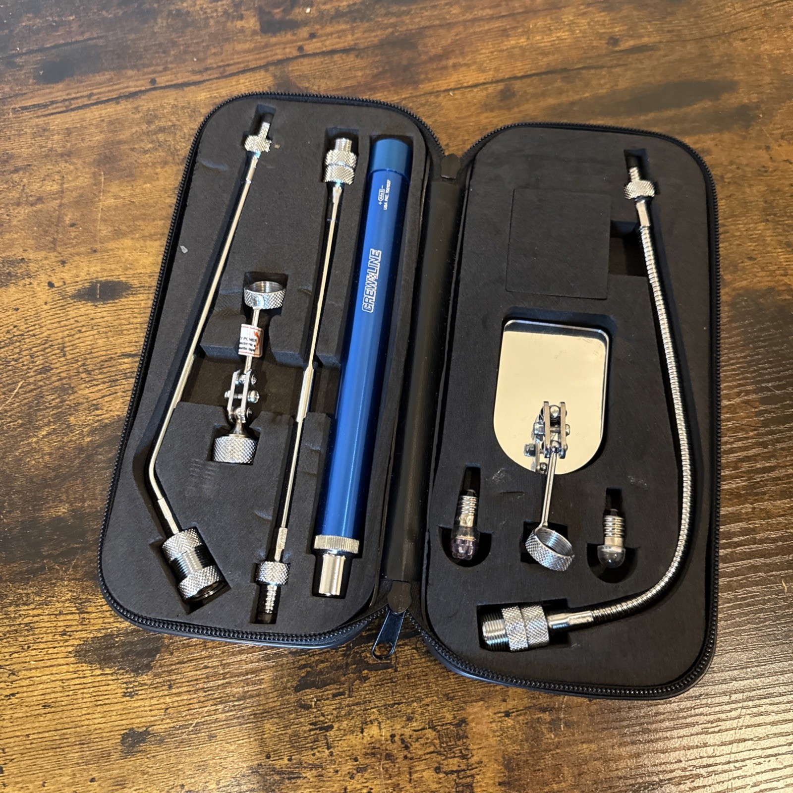Crewline 8 Piece Tool Flashlight Inspection Kit