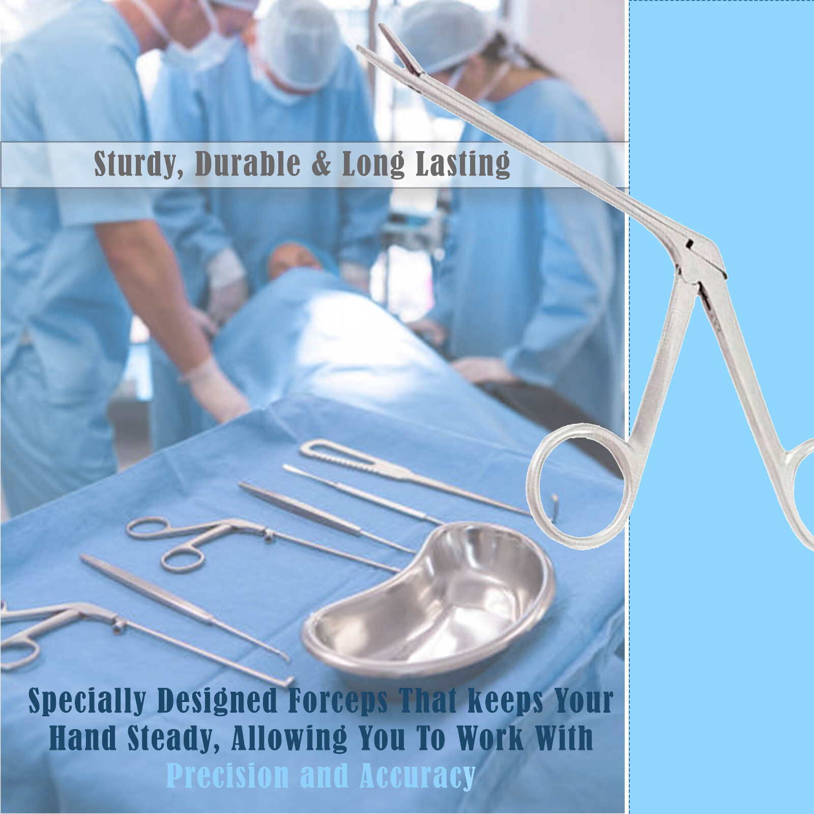 Nasal Sinus Surgical Kit,Hartman Alligator Forcep Buck Ear Micro ENT Instruments
