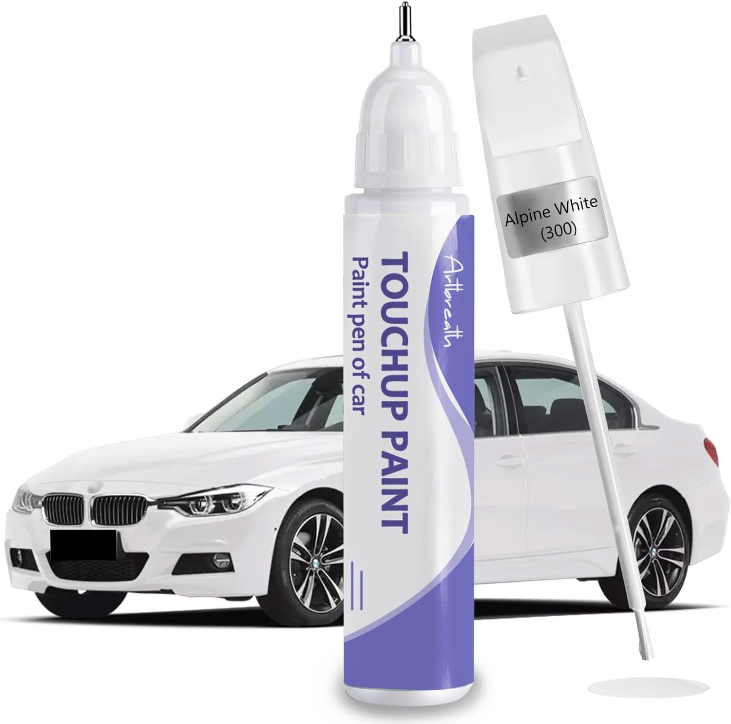 Touch Up Paint for BMW Alpine White (300)-Exact Match–Chips and Nicks TouchUp Pa
