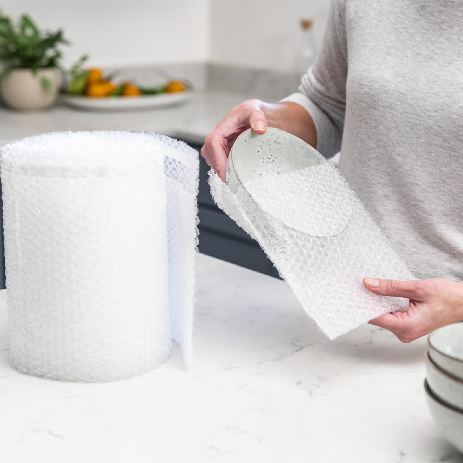 Duck Bubble Pouches on a Roll , 7.5 x 7.5 in, Clear, 20 Ct, 4 Pack, 285741