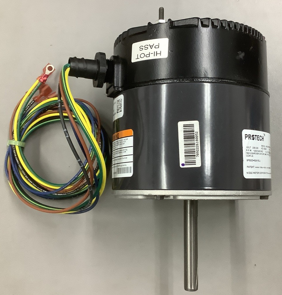 Protech M055PWMBF-2632 1/3HP 1200RPM 208-230V 51-106394-03 Blower Motor (R107)