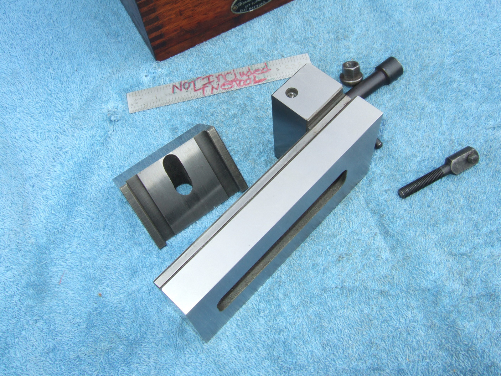 HERMANN SCHMIDT USED V0 4 WOH GRIND VISE CASE&WRENCH TOOLMAKER MACHINIST GRIND 9