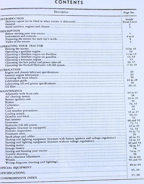 International Farmall M Mv Tractor Owners Operators Manual Ihc Printed Ih Carb