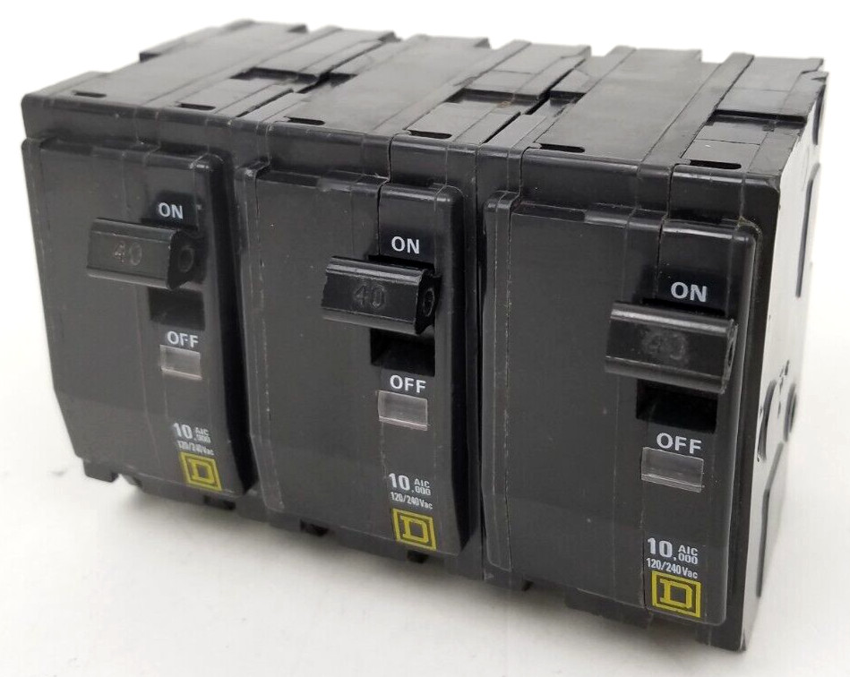 Lot of 3 QO240 Square D QO Circuit Breaker *NEXT DAY OPTION*