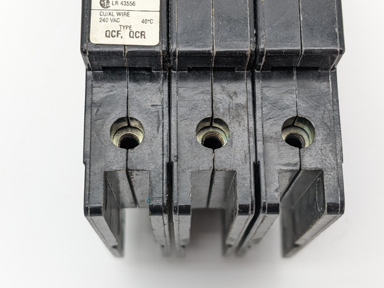 Cutler Hammer QCF3030HT Circuit Breaker 30 Amp 3 Pole 240 VAC DIN Rail Mount NOS
